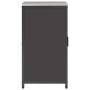 Almacenamiento de cocina con puerta Negro 60 x 50 x 92 cm Acero en Armarios de cocina | Comprar online en Foru.es