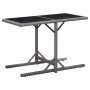 Juego de comedor para jardín 3 piezas gris de vidaXL, Conjuntos de jardín - Ref: Foro24-3072480, Precio: 130,63 €, Descuento: %