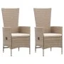 Juego de comedor de jardín 3 piezas beige de vidaXL, Conjuntos de jardín - Ref: Foro24-3068707, Precio: 318,45 €, Descuento: %