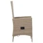 Juego de comedor de jardín 3 piezas beige de vidaXL, Conjuntos de jardín - Ref: Foro24-3068707, Precio: 318,45 €, Descuento: %
