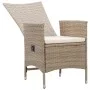 Juego de comedor de jardín 3 piezas beige de vidaXL, Conjuntos de jardín - Ref: Foro24-3068707, Precio: 318,45 €, Descuento: %