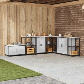 Almacenamiento de cocina Plateado 60 x 50 x 92 cm Acero en Armarios de cocina | Comprar online en Foru.es