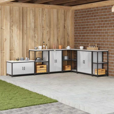 Almacenamiento de cocina Plateado 60 x 50 x 92 cm Acero en Armarios de cocina | Comprar online en Foru.es