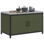 Almacenamiento de cocina Verde Oliva 60 x 50 x 92 cm Acero en Armarios de cocina | Comprar online en Foru.es