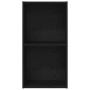 Estante de libros Roble Negro 40 x 30 x 77 cm en Librerías y estanterías | Comprar online en Foru.es