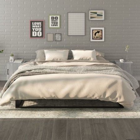 Mesitas de noche 2 uds madera contrachapada gris Sonoma de vidaXL, Mesitas de noche - Ref: Foro24-817318, Precio: 60,89 €, De...