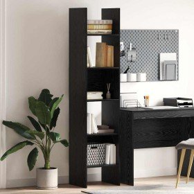 Librería Roble Negro 40 x 35 x 180 cm Madera de ingeniería en Librerías y estanterías | Comprar online en Foru.es