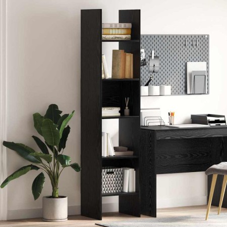 Librería Roble Negro 40 x 35 x 180 cm Madera de ingeniería en Librerías y estanterías | Comprar online en Foru.es