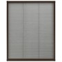 Mosquitera plisada para ventanas aluminio marrón 60x80cm de vidaXL, Mosquiteras para ventanas - Ref: Foro24-148653, Precio: 3...
