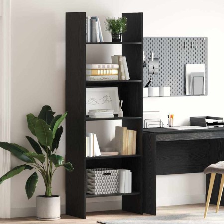 Librería Roble Negro 60 x 35 x 180 cm Madera de ingeniería en Librerías y estanterías | Comprar online en Foru.es