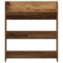 Armario Zapatero 2 pcs Madera envejecida 85 x 18 x 90 cm en Zapateros y organizadores de calzado | Comprar online en Foru.es