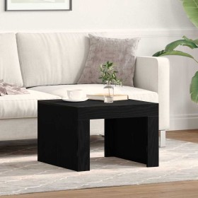 Mesa de Café Roble Negro 50 x 50 x 35 cm Madera de ingeniería en Mesas de centro | Comprar online en Foru.es