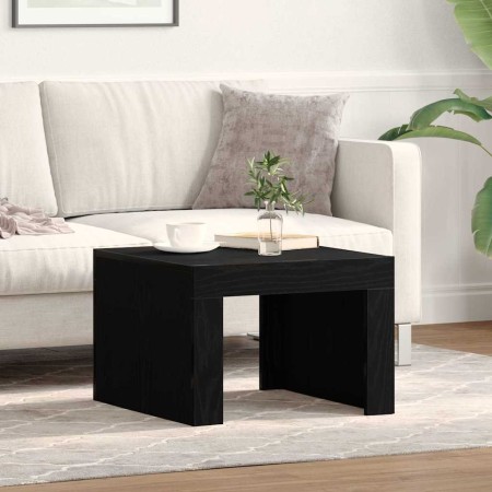 Mesa de Café Roble Negro 50 x 50 x 35 cm Madera de ingeniería en Mesas de centro | Comprar online en Foru.es