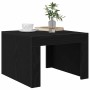 Mesa de Café Roble Negro 50 x 50 x 35 cm Madera de ingeniería en Mesas de centro | Comprar online en Foru.es
