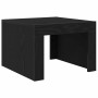 Mesa de Café Roble Negro 50 x 50 x 35 cm Madera de ingeniería en Mesas de centro | Comprar online en Foru.es