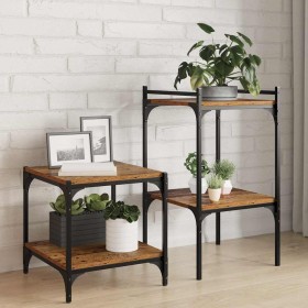 Tablero de Estantería 4 pcs Marrón 40 x 40 x 1,5 cm en Estanterías | Comprar online en Foru.es