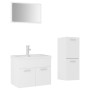 Juego de muebles de baño madera de ingeniería blanco de vidaXL, Muebles de baño - Ref: Foro24-3071450, Precio: 262,38 €, Desc...