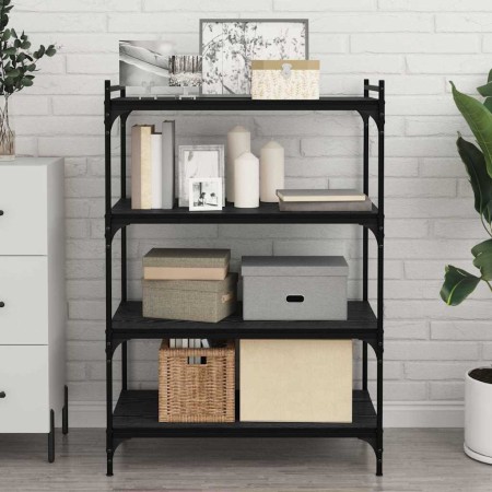 Tablero de Estantería 4 pcs Negro 80 x 40 x 1,5 cm en Estanterías | Comprar online en Foru.es
