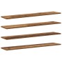 Tablero de Estantería 4 pcs Marrón 100 x 20 x 1,5 cm en Librerías y estanterías | Comprar online en Foru.es