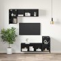 Mueble de TV de Pared Roble Negro 30,5 x 30 x 60 cm en Muebles TV | Comprar online en Foru.es