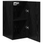 Mueble de TV de Pared Roble Negro 30,5 x 30 x 60 cm en Muebles TV | Comprar online en Foru.es