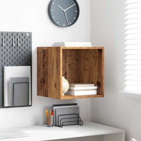 Armario de Pared con estante Madera vieja 37 x 37 x 37 cm en Estanterías | Comprar online en Foru.es