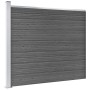 Set de paneles de valla WPC negro 353x146 cm de vidaXL, Paneles de vallas - Ref: Foro24-3070459, Precio: 390,39 €, Descuento: %