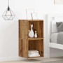 Armario de Pared con estante 2 pcs Madera vieja 37 x 37 x 37 cm en Estanterías | Comprar online en Foru.es