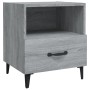 Mesita de noche 2 unidades madera contrachapada gris Sonoma de vidaXL, Mesitas de noche - Ref: Foro24-817306, Precio: 73,87 €...
