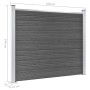 Set de paneles de valla WPC negro 353x146 cm de vidaXL, Paneles de vallas - Ref: Foro24-3070459, Precio: 390,39 €, Descuento: %