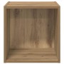 Armario de Pared 2 pcs Roble artesanal 37 x 37 x 37 cm en Estanterías | Comprar online en Foru.es