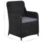 Juego de comedor para jardín 3 piezas negro de vidaXL, Conjuntos de jardín - Ref: Foro24-3068714, Precio: 365,18 €, Descuento: %