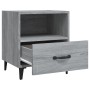Mesita de noche 2 unidades madera contrachapada gris Sonoma de vidaXL, Mesitas de noche - Ref: Foro24-817306, Precio: 73,87 €...