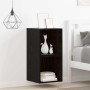 Armario de Pared con estante 2 pcs Roble Negro 37 x 37 x 37 cm en Estanterías | Comprar online en Foru.es