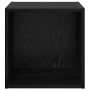 Armario de Pared con estante 2 pcs Roble Negro 37 x 37 x 37 cm en Estanterías | Comprar online en Foru.es