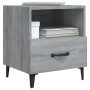Mesita de noche 2 unidades madera contrachapada gris Sonoma de vidaXL, Mesitas de noche - Ref: Foro24-817306, Precio: 73,87 €...
