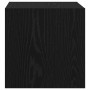 Armario de Pared con estante 2 pcs Roble Negro 37 x 37 x 37 cm en Estanterías | Comprar online en Foru.es