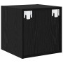 Armario de Pared con estante 2 pcs Roble Negro 37 x 37 x 37 cm en Estanterías | Comprar online en Foru.es