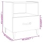 Mesita de noche 2 unidades madera contrachapada gris Sonoma de vidaXL, Mesitas de noche - Ref: Foro24-817306, Precio: 73,87 €...