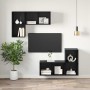Conjunto de mueble de TV Roble Negro 37 x 37 x 72 cm en Muebles TV | Comprar online en Foru.es