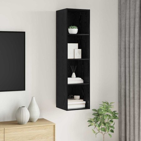 Conjunto de mueble de TV Roble Negro 37 x 37 x 142,5 cm en Muebles TV | Comprar online en Foru.es