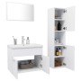 Juego de muebles de baño madera de ingeniería blanco de vidaXL, Muebles de baño - Ref: Foro24-3070955, Precio: 117,38 €, Desc...