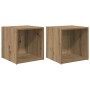 Conjunto de mueble de TV 2 pcs Roble artesanal en Muebles TV | Comprar online en Foru.es