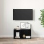 Conjunto de mueble de TV Negro 72 x 35 x 37 cm en Muebles TV | Comprar online en Foru.es