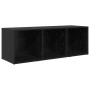 Conjunto de mueble de TV Negro 72 x 35 x 37 cm en Muebles TV | Comprar online en Foru.es