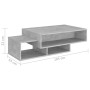 Mesa de centro madera de ingeniería gris hormigón 105x55x32 cm de vidaXL, Mesas de centro - Ref: Foro24-808526, Precio: 75,24...