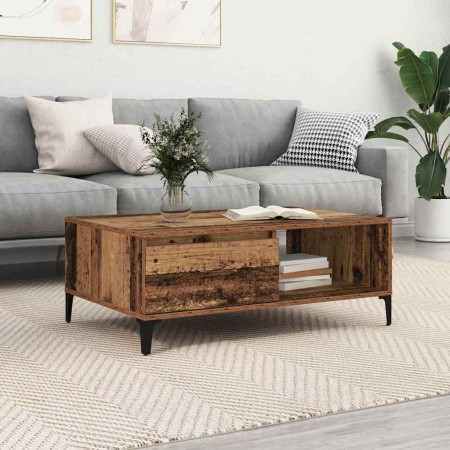Mesa de Café Madera vieja 90 x 60 x 35 cm Madera contrachapada en Mesas de centro | Comprar online en Foru.es