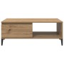 Mesa de Café Roble artisan 90 x 60 x 35 cm Madera contrachapada en Mesas de centro | Comprar online en Foru.es