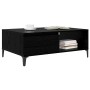 Mesa de Café Roble negro 90 x 60 x 35 cm Madera contrachapada en Mesas de centro | Comprar online en Foru.es