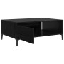 Mesa de Café Roble negro 90 x 60 x 35 cm Madera contrachapada en Mesas de centro | Comprar online en Foru.es